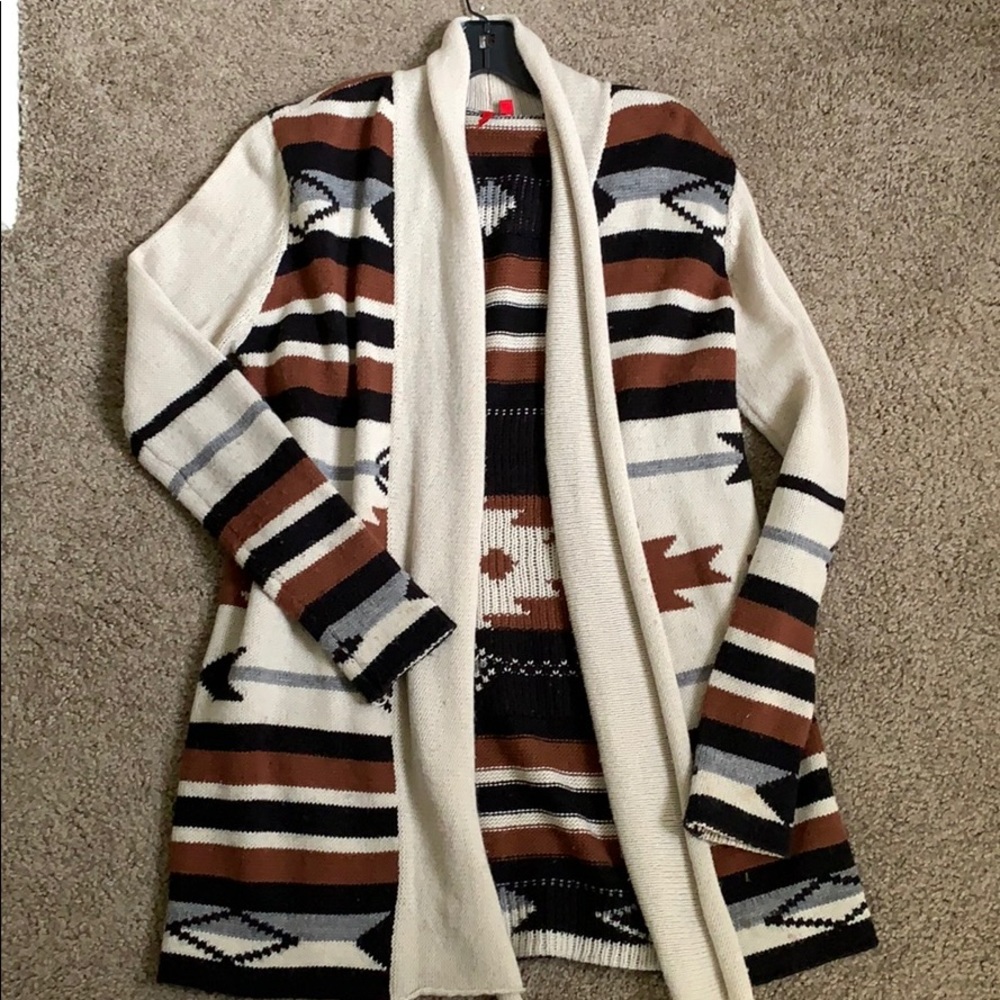 Aztec wool sweater
